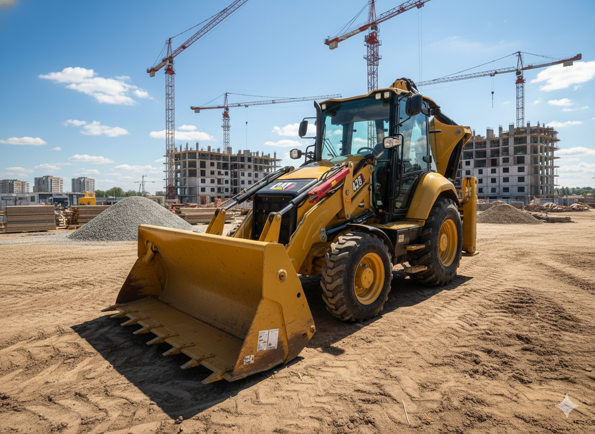 экскаватор cat 428