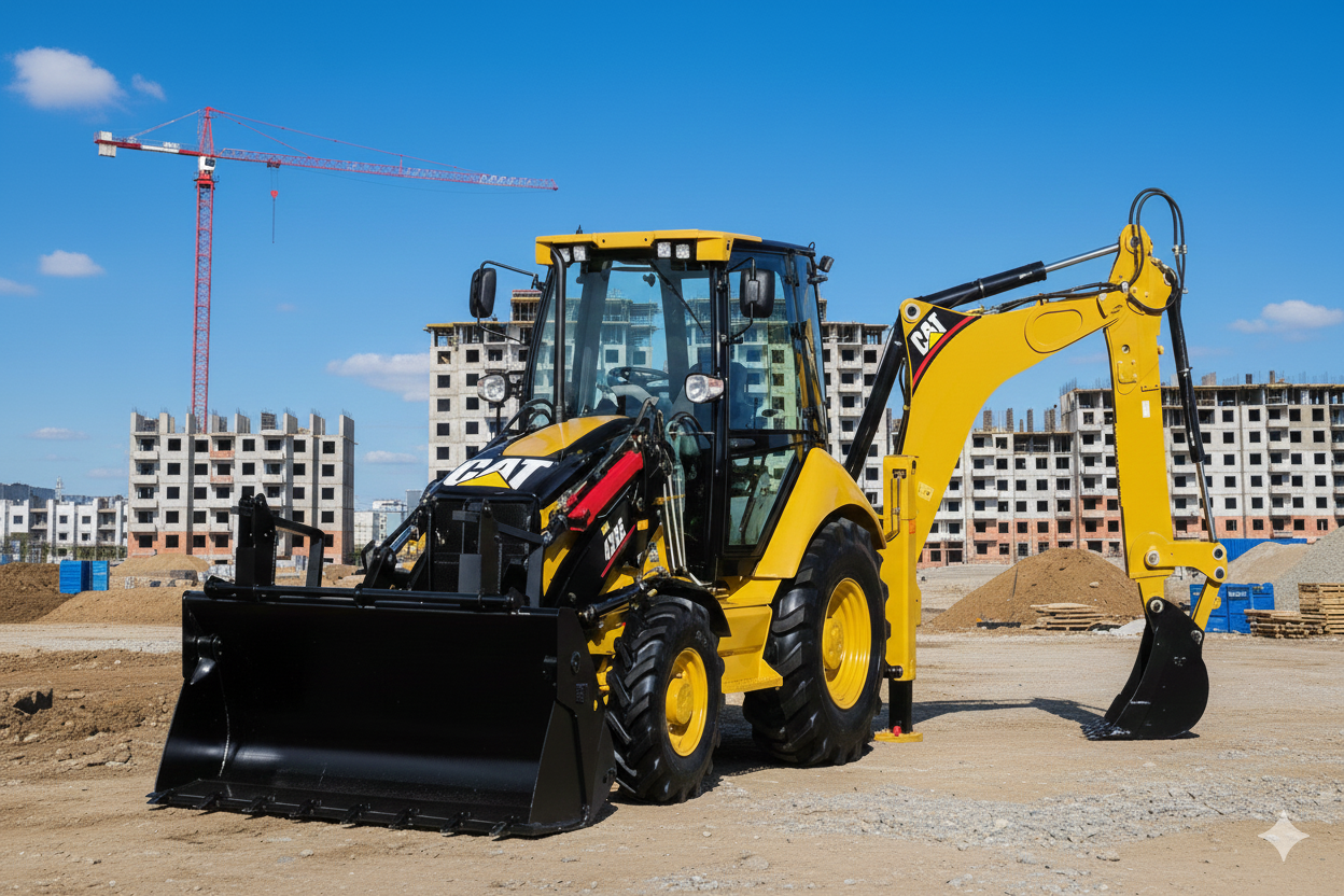 экскаватор caterpillar 428e