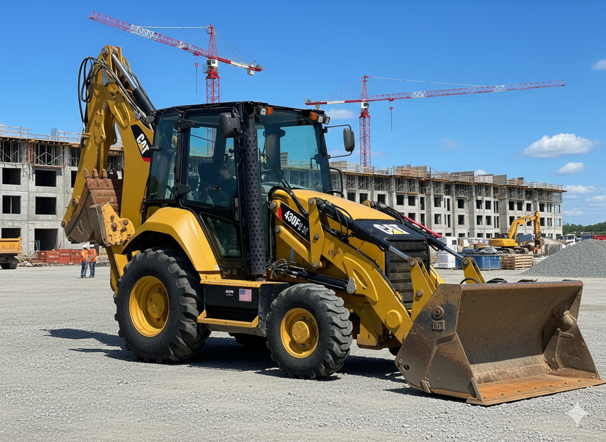 cat 430 погрузчик
