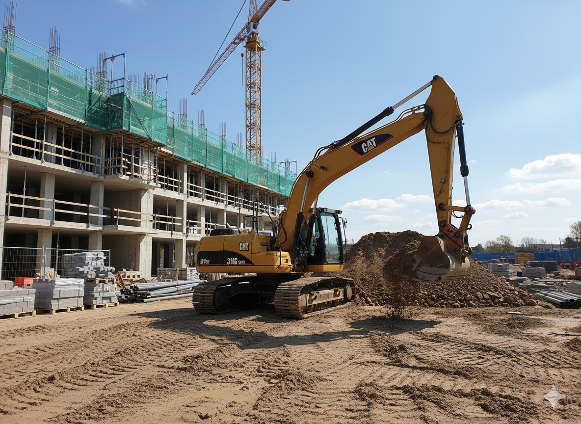 экскаватор кат 318