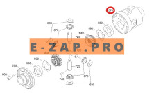 Корпус дифференциала ZGAQ-04045-TY переднего, заднего мостов экскаватора HYUNDAI R140W9, R140W9A, R140W9S, R170W7, R170W7A, R170W9, R170W9S, R180W9A,