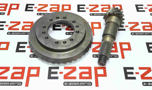 Главная пара ZGAQ-02104+ZGAQ-02105-TY переднего, заднего мостов экскаватора HYUNDAI R170W7, R170W7A, R170W9S, R180W9S, запчасти для экскаваторов, запчасти для экскаваторов