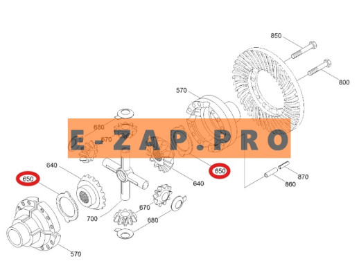 Шайба ZGAQ-01204-TY дифференциала переднего, заднего мостов экскаватора HYUNDAI R200W7, R200W7A, R210W-9, запчасти для экскаваторов, запчасти для экскаваторов