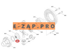 Крестовина дифференциала ZGAQ-01207-GR переднего, заднего мостов экскаватора HYUNDAI R200W7