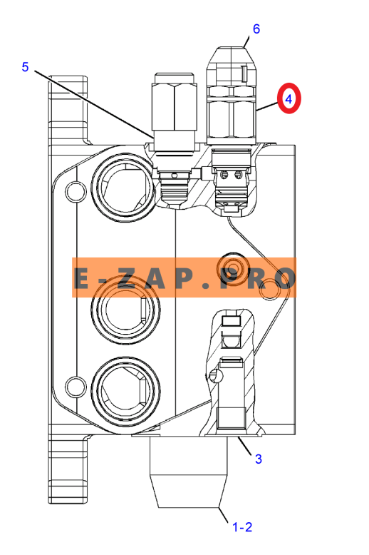 Клапан гидравлический 330-3979-US, 3303979 (напорной секции) экскаватора погрузчика CAT 416E, 416F, 420F, 422E, 422F, 428E, 428F, 430F, 432E, 432F, 43, запчасти для экскаваторов, запчасти для экскаваторов