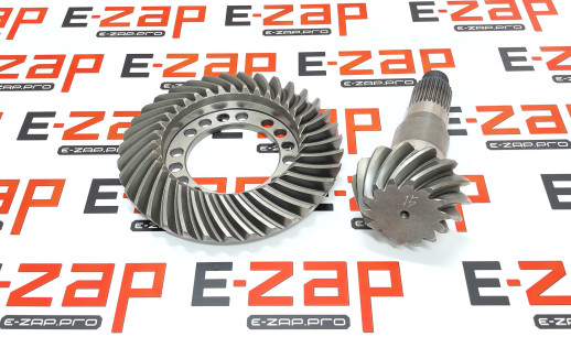 Главная пара ZGAQ-02300+ZGAQ-02299-TY переднего, заднего мостов экскаватораHYUNDAI HW210, R200W7, R200W7A, R210W-9, R210W9A, R210W9AMH, R210W9MH, R210, запчасти для экскаваторов, запчасти для экскаваторов