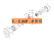 Крестовина дифференциала ZGAQ-03199-TY переднего, заднего мостов экскаватора HYUNDAI HW210, R210W-9, R210W9A, R210W9AMH, R210W9MH, R210W9S