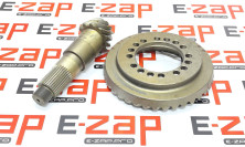 Главная пара ZGAQ-04457+ZGAQ-04458-TY переднего, заднего мостов экскаватора HYUNDAI R170W7, R170W7A,