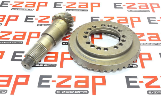 Главная пара ZGAQ-04457+ZGAQ-04458-TY переднего, заднего мостов экскаватора HYUNDAI R170W7, R170W7A,, запчасти для экскаваторов, запчасти для экскаваторов
