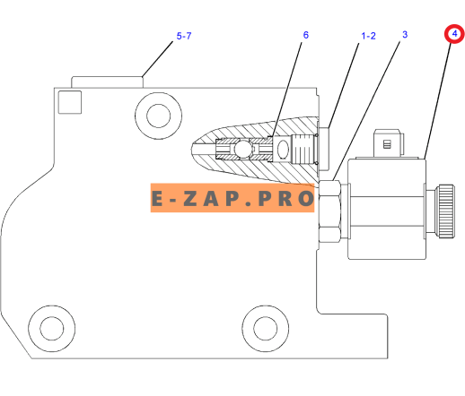 Катушка 257-0478-US, 2570478 (клапана секции контроля экск. стрелы) экскаватора погрузчика CAT 416E, 416F, 420F, 422E, 422F, 428E, 428F, 430F, 432E, 4, запчасти для экскаваторов, запчасти для экскаваторов