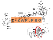 Ступица 119-7053-TY, 1197053 переднего моста экскаватора погрузчика CAT 416C, 416D, 420D, 424D, 426C, 428C, 428D, 430D, 432D, 436C, 438C, 438D, 442D
