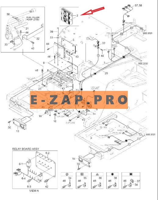 Контроллер (ЭБУ, электронный блок управления, бортовой компьютер) 21Q5-32212-CH экскаватора HYUNDAI, запчасти для экскаваторов, запчасти для экскаваторов