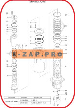 Центральный коллектор 31N4-40010-KR, 31N4-40011 экскаватора HYUNDAI R140W-7, R170W-7