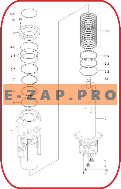 Центральный коллектор 31Q6-40251-KR экскаватора HYUNDAI R210W-9, R210W9S, запчасти для экскаваторов, запчасти для экскаваторов