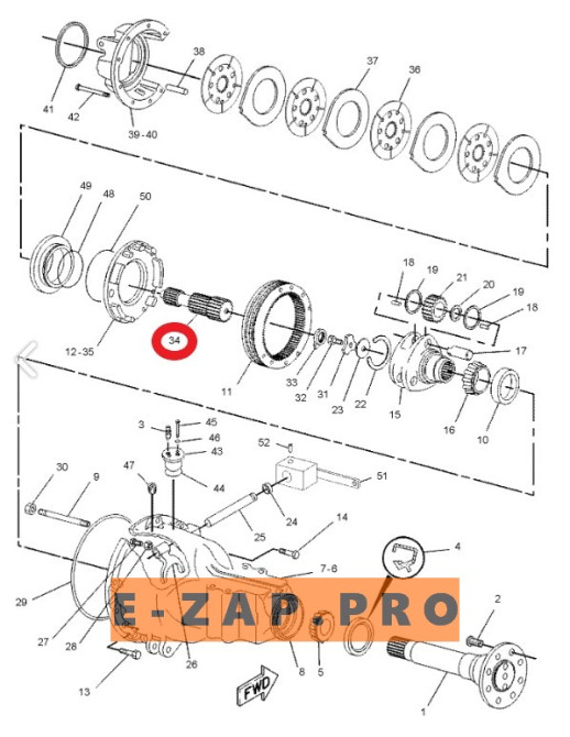 Вал-шестерня 9R-2424-TY, 9R2424 заднего моста экскаватора погрузчика CAT416, 416B, 416C, 416D, 420D, 424D, 426, 426B, 426C, 428, 428B, 428C, 428D, 430, запчасти для экскаваторов, запчасти для экскаваторов