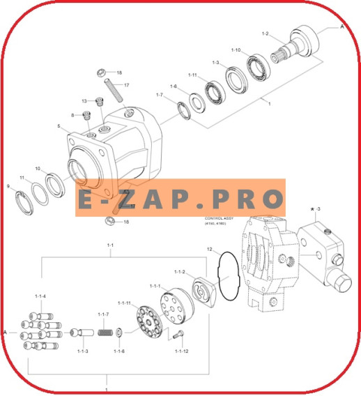 Гидромотор хода 31N6-45010-KR, 31N6-45012 КПП экскаватора HYUNDAI R200W7, запчасти для экскаваторов, запчасти для экскаваторов